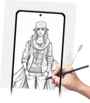 ar sketch drawing and paint android application logo